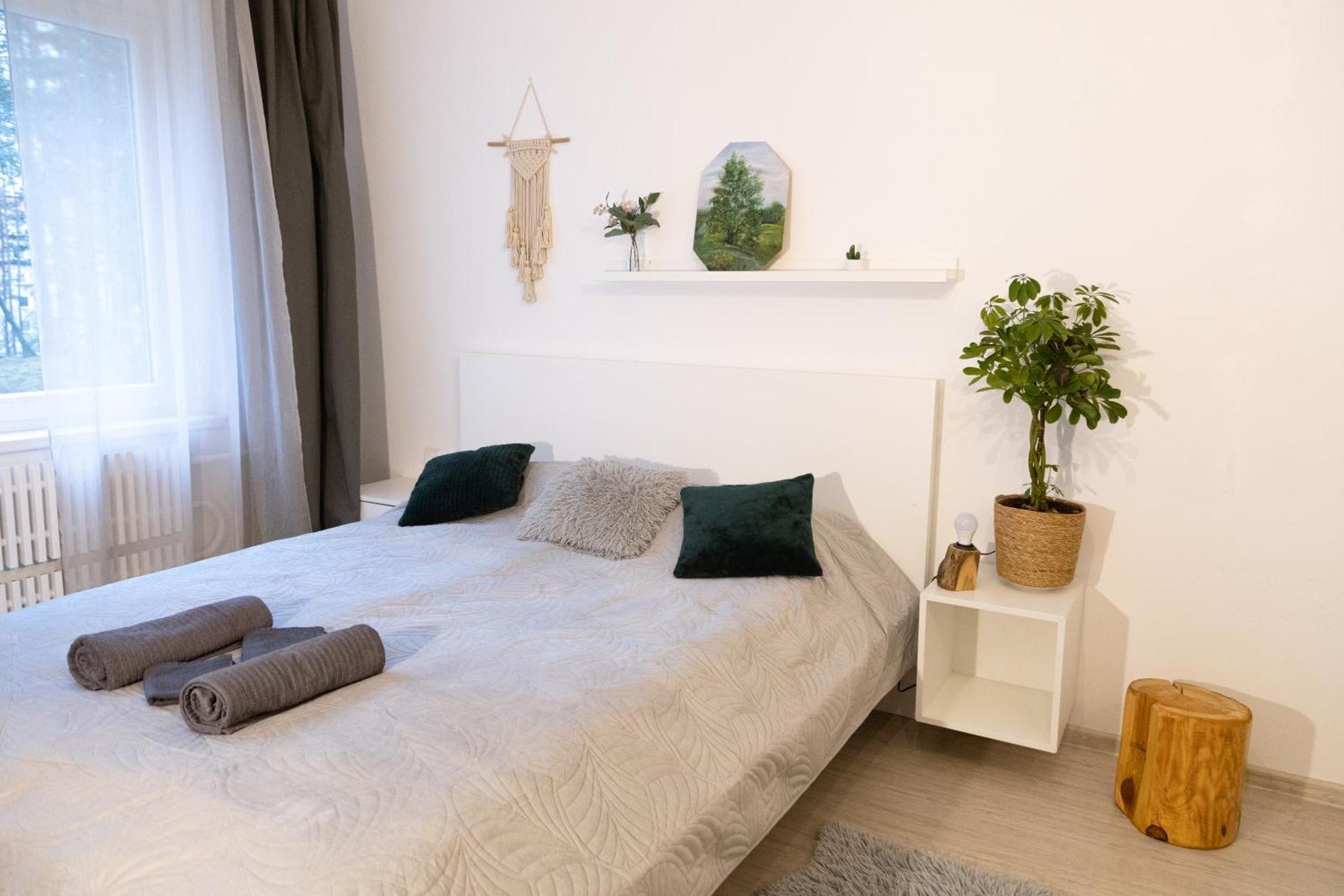 Visaginas Flat White Apartment ภายนอก รูปภาพ