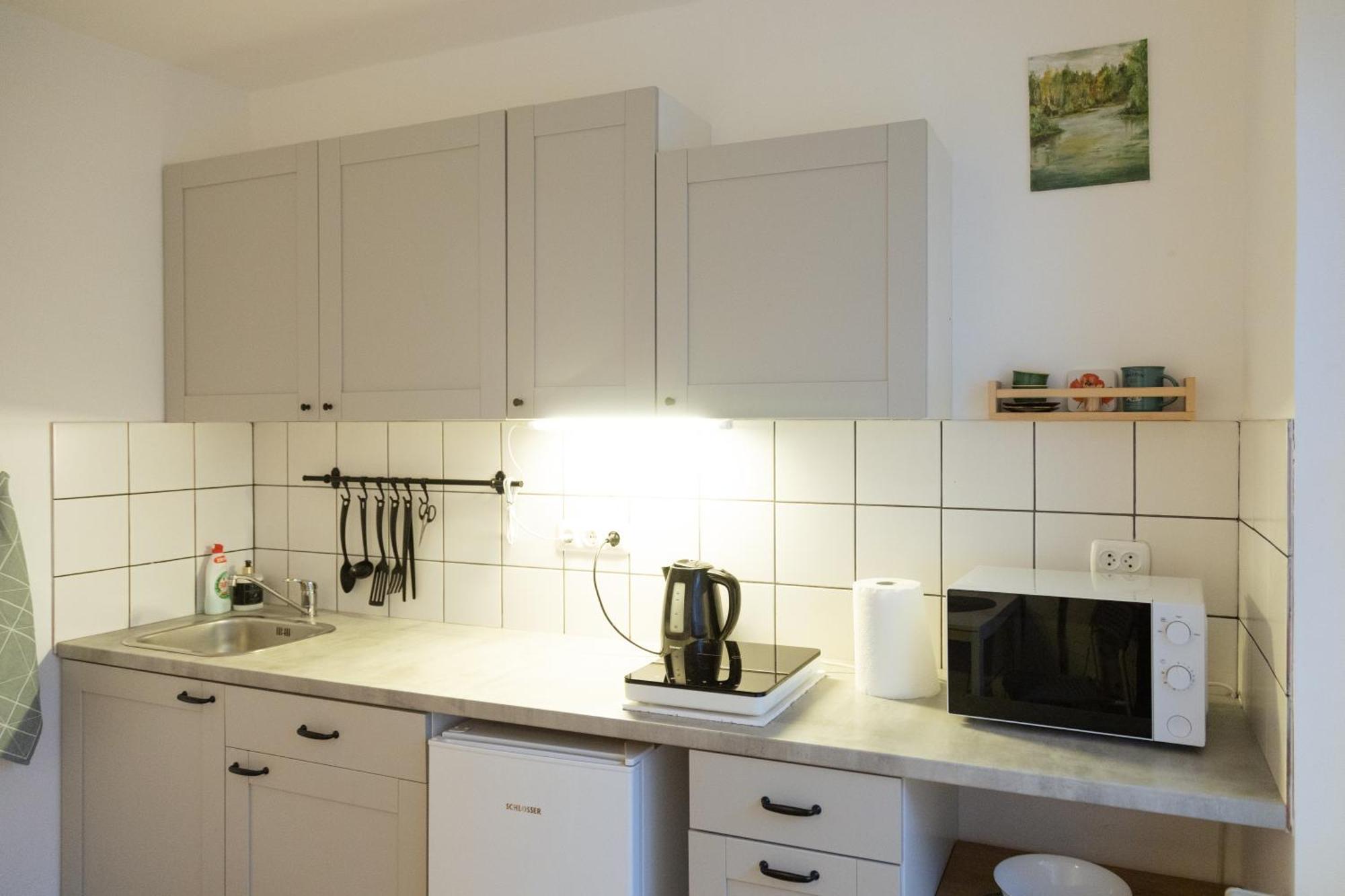 Visaginas Flat White Apartment ภายนอก รูปภาพ