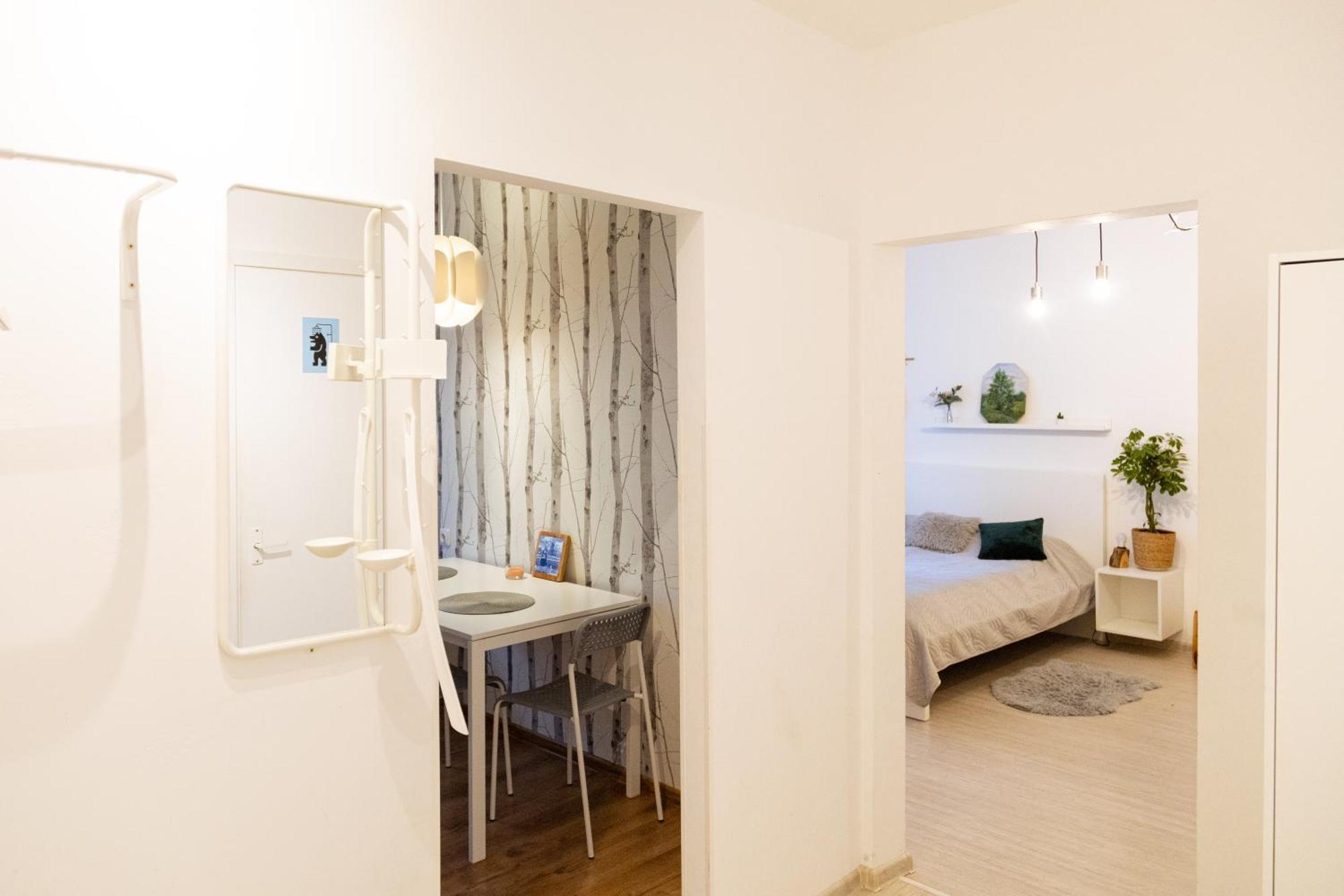 Visaginas Flat White Apartment ภายนอก รูปภาพ